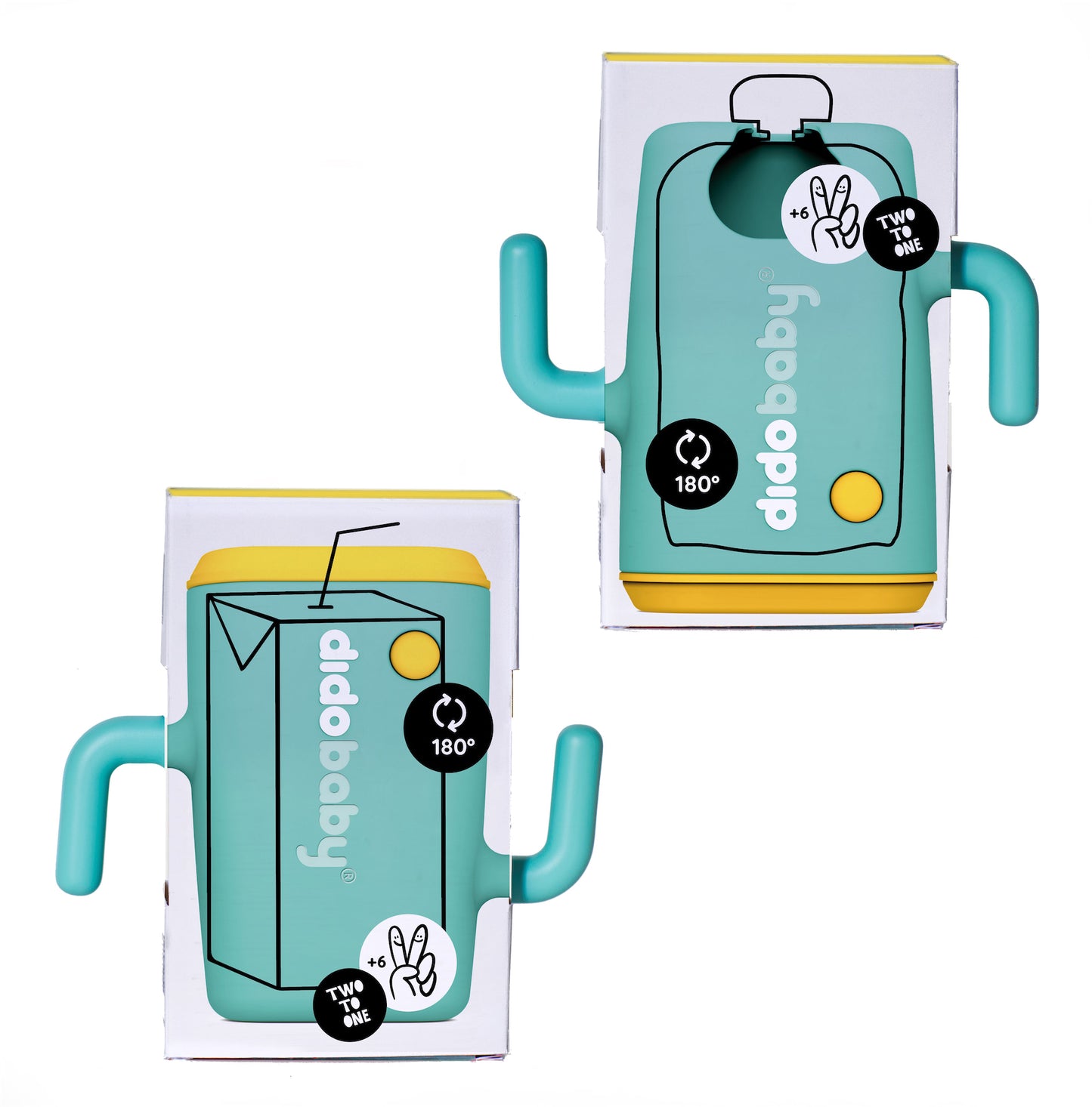 Suport 2 in 1 pouch-uri piure si cutii suc DidoPoucher®