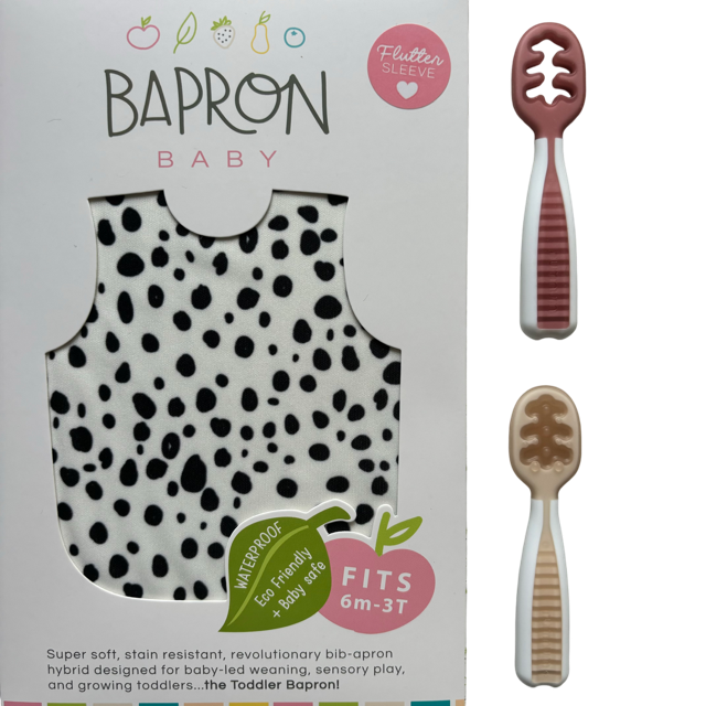 Pachet Pre-lingurite NumNum® GOOtensils™ +BapronBib ®