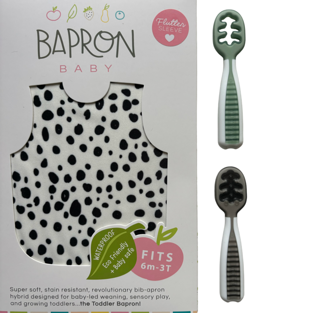 Pachet Pre-lingurite NumNum® GOOtensils™ +BapronBib ®