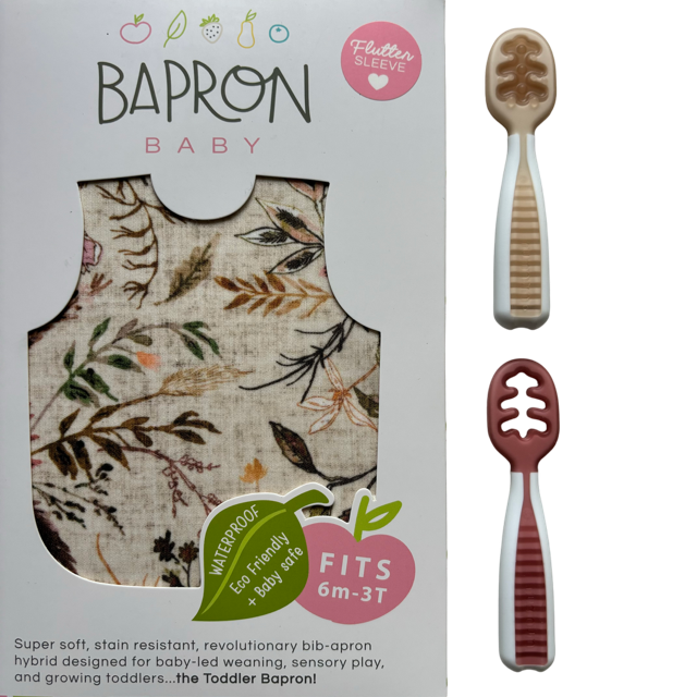 Pachet Pre-lingurite NumNum® GOOtensils™ +BapronBib ®